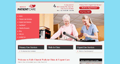 Desktop Screenshot of fallschurchclinic.com